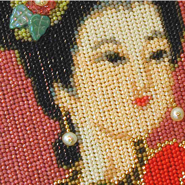 Geisha Beaded Needlepoint Cross Stitch PDF Download Pattern