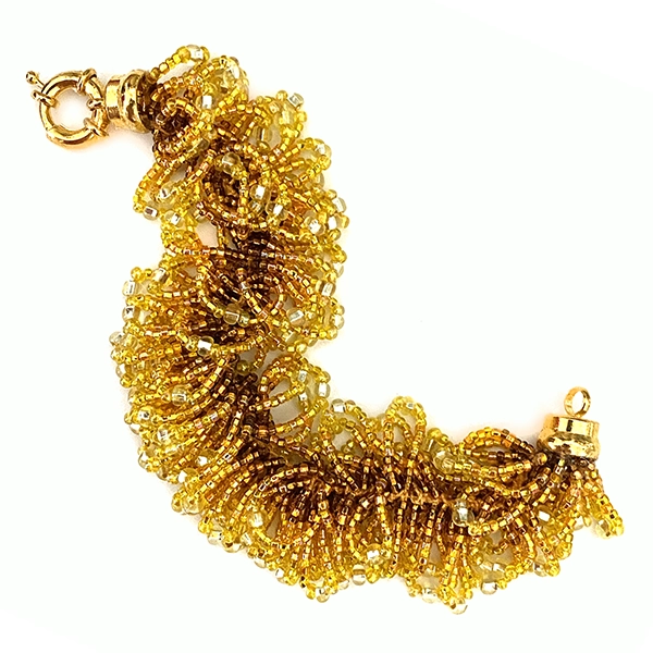 Marigolds Bead Crochet Bracelet Kit