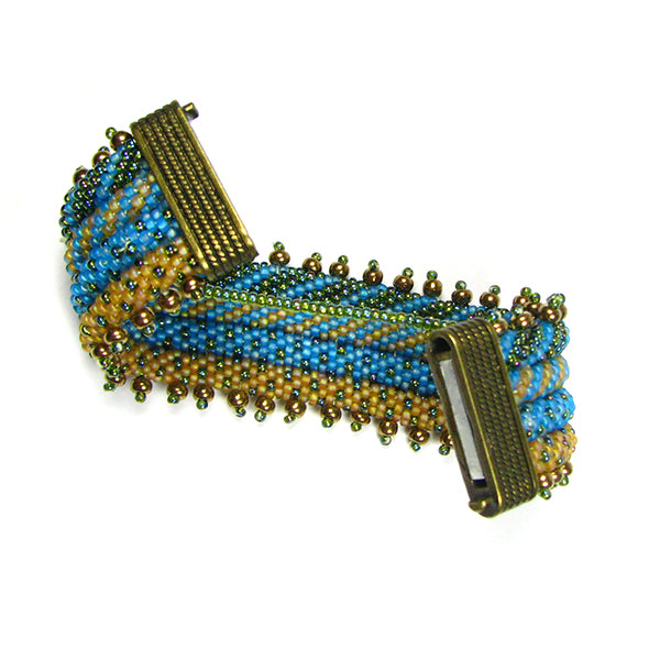 Morrocan Bead Crochet Bracelet PDF Download Pattern