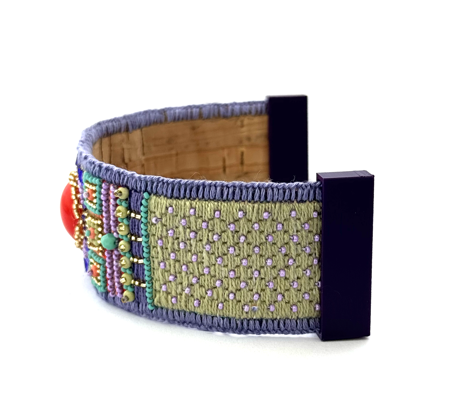 Poppy Bead Needlepoint Bracelet Materials Pack