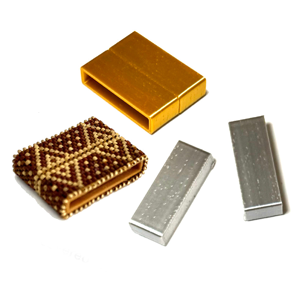 Clasps for peyote/brick covers