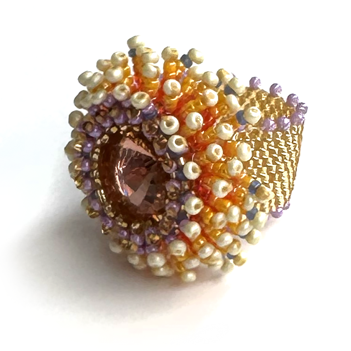Beaded Ring Kit Marigold