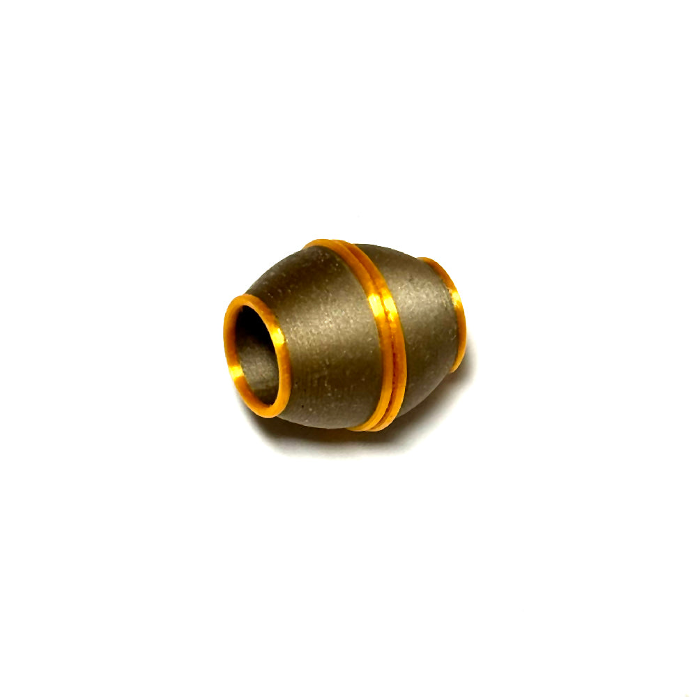 Solid color strong magnetic clasp oval shape with gold trim