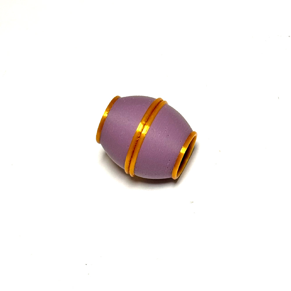 Solid color strong magnetic clasp oval shape with gold trim
