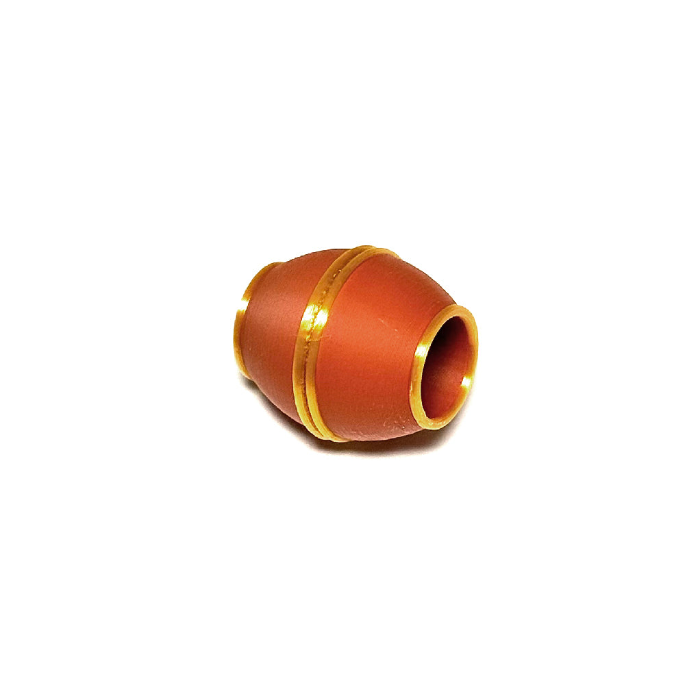 Solid color strong magnetic clasp oval shape with gold trim