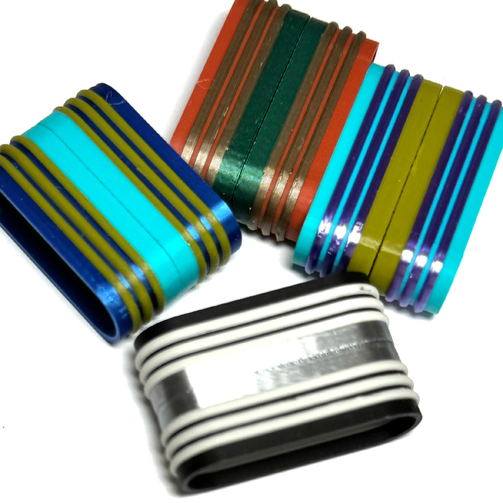 Magnetic clasp multicolor for bead crochet three strand