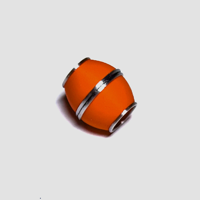 Solid color strong magnetic clasp oval shape with silver trim