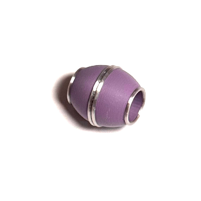 Solid color strong magnetic clasp oval shape with silver trim