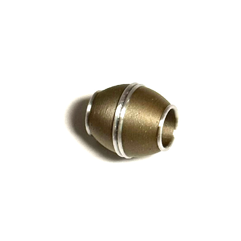 Solid color strong magnetic clasp oval shape with silver trim