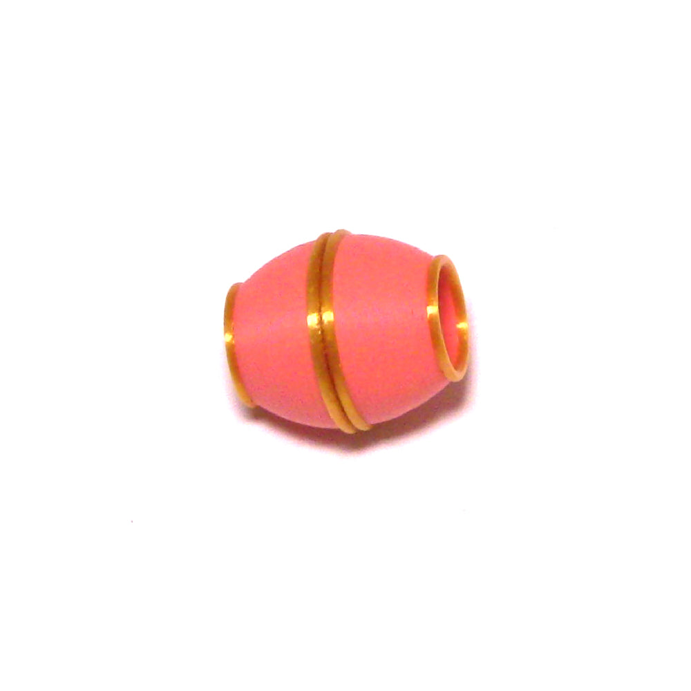 Solid color strong magnetic clasp oval shape with gold trim