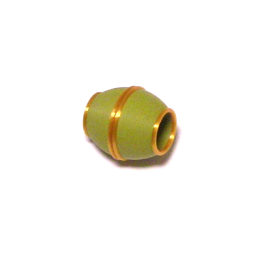 Solid color strong magnetic clasp oval shape with gold trim