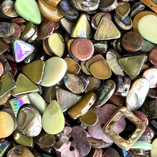 Mother of Pearl Bead Assortment 12 oz