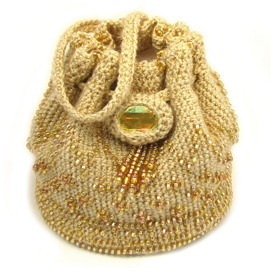 Bead Crochet Purse Pattern Purse of Gold