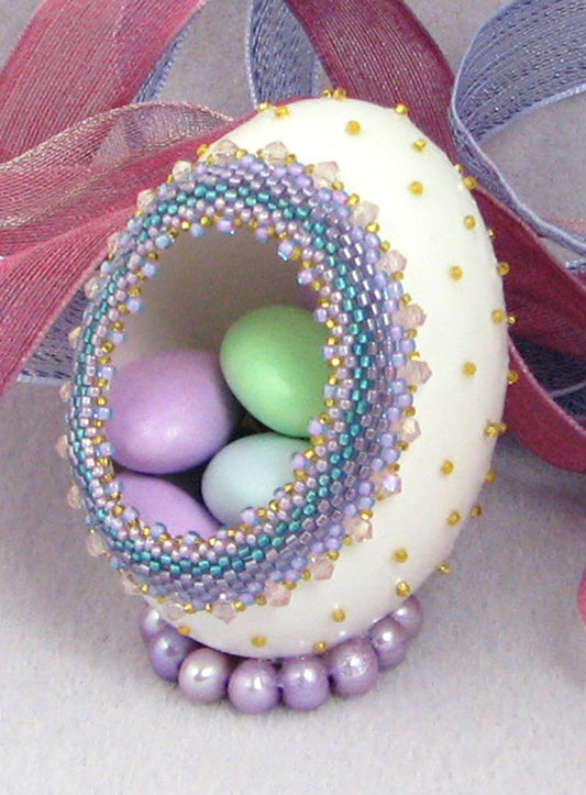 Easter Egg free beading PDF pattern
