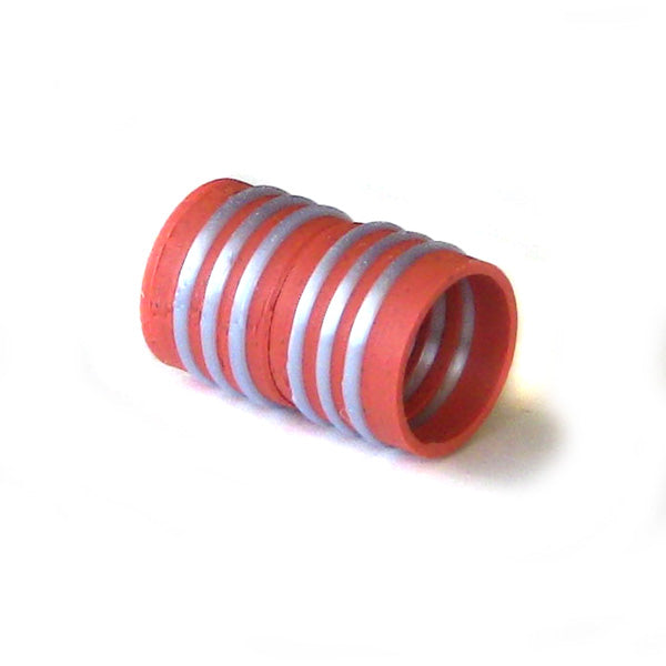 Magnetic silver ringed clasp 10.5 mm inside diameter, 20mm long