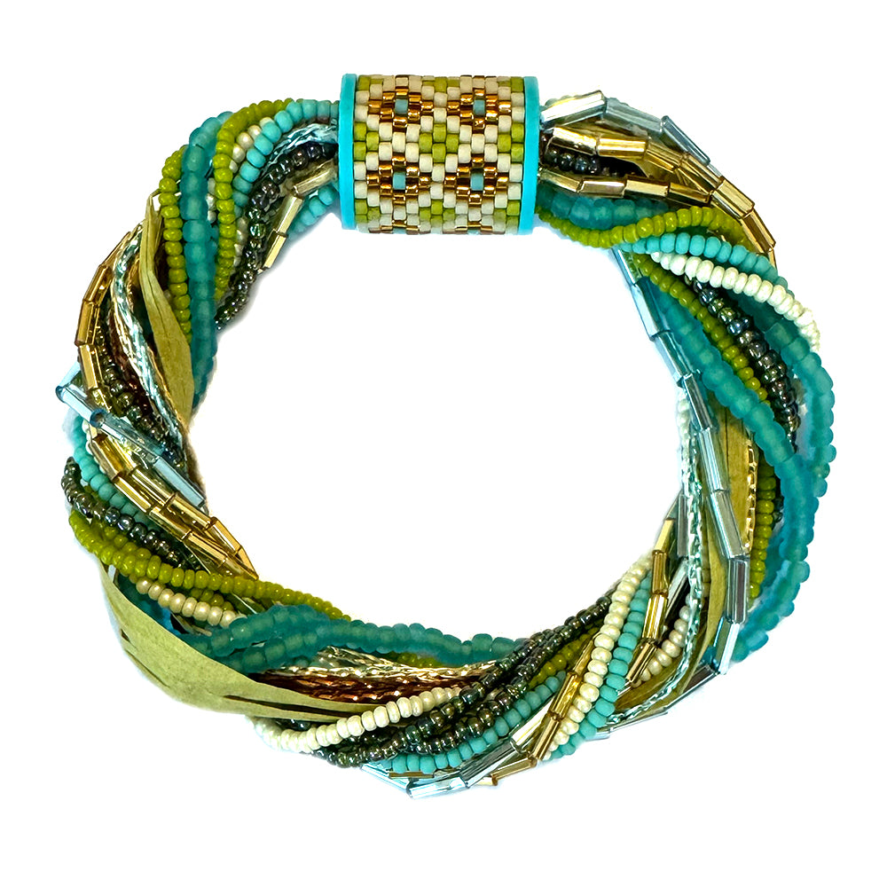 Alicia Beaded Bracelet Kit with magnetic clasp