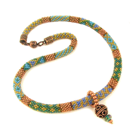 Artemis bead crochet necklace PDF Download Pattern