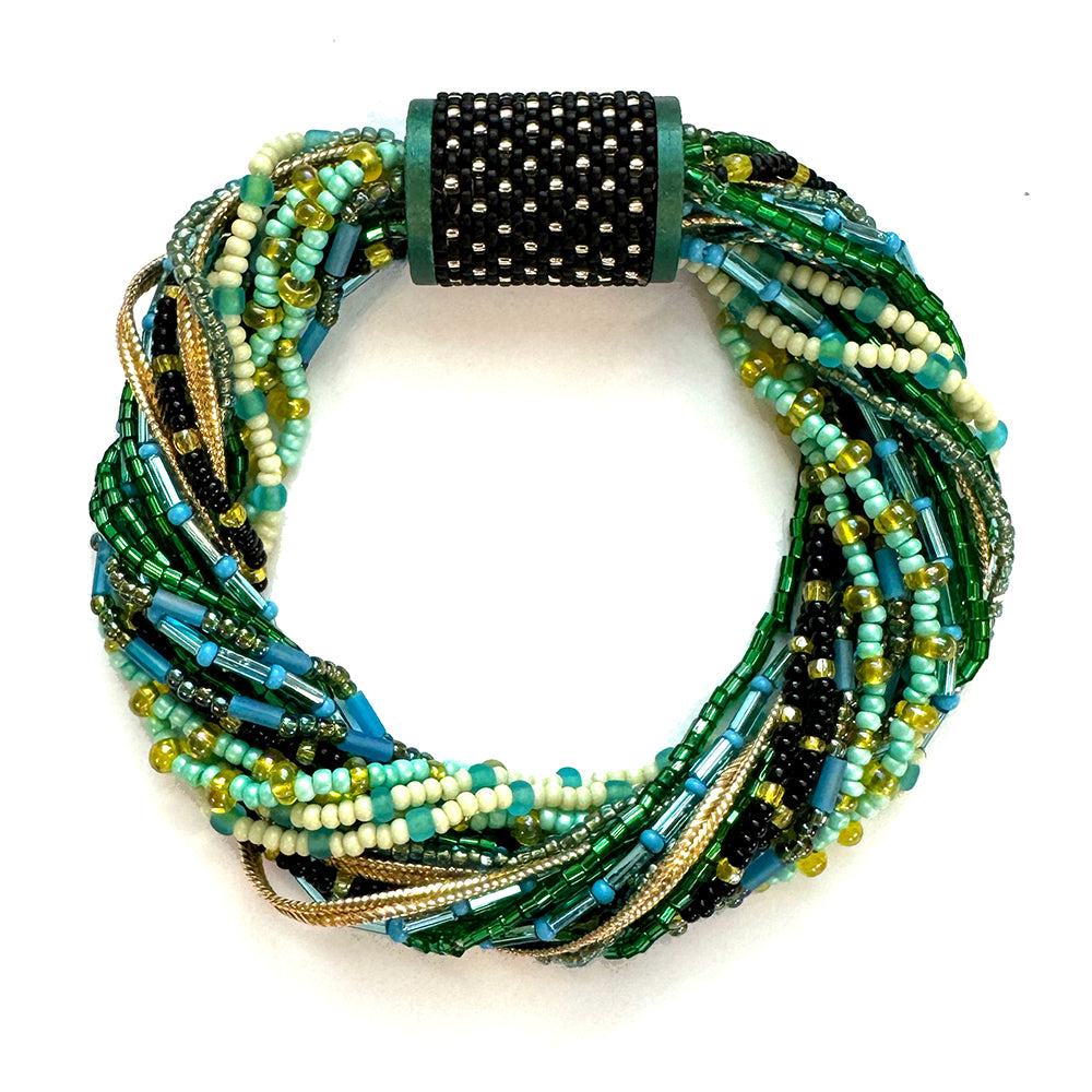 Audacia Beaded Bracelet Kit with magnetic clasp