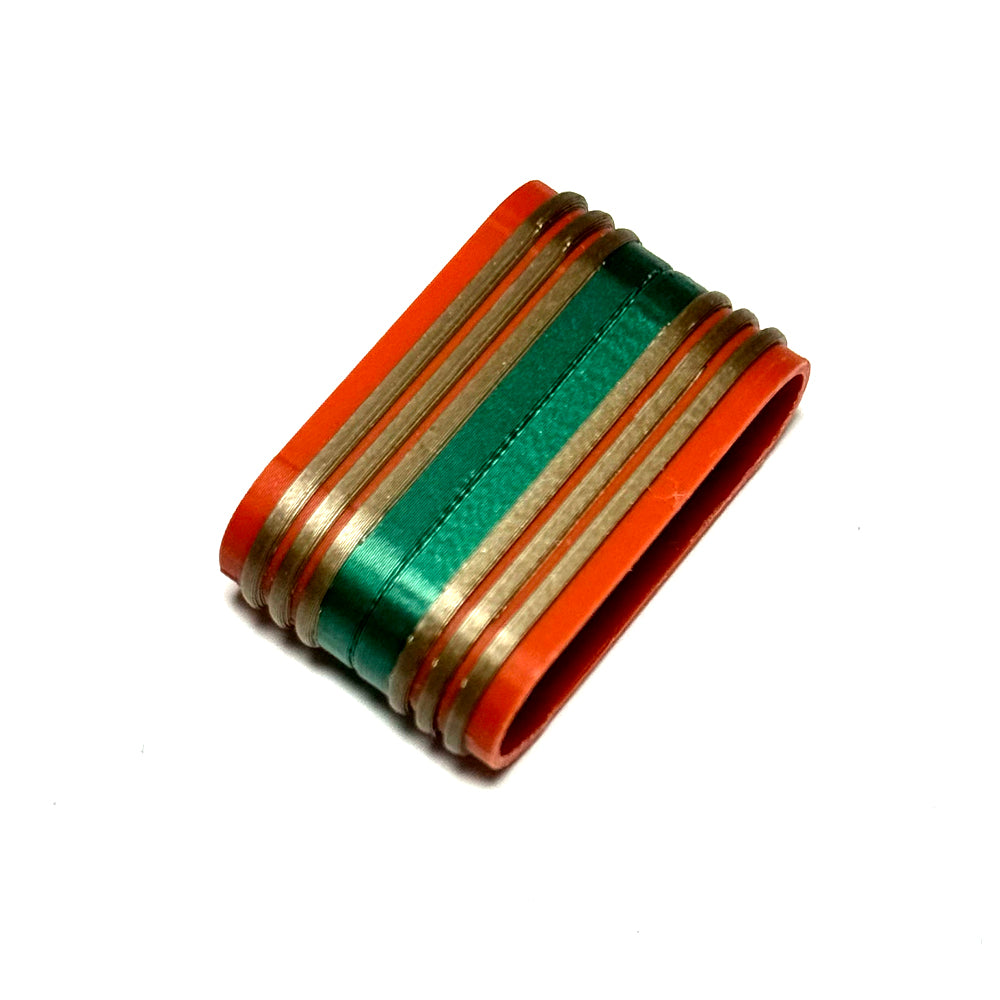 Magnetic clasp multicolor for bead crochet three strand