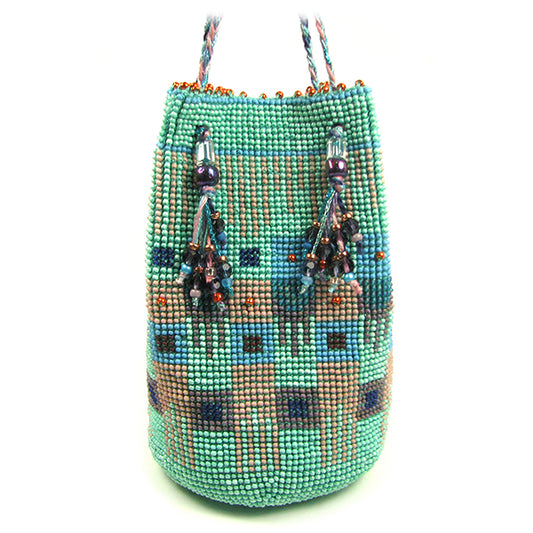 Bauhaus Bead Crochet Purse Instant Download Digital PDF Pattern