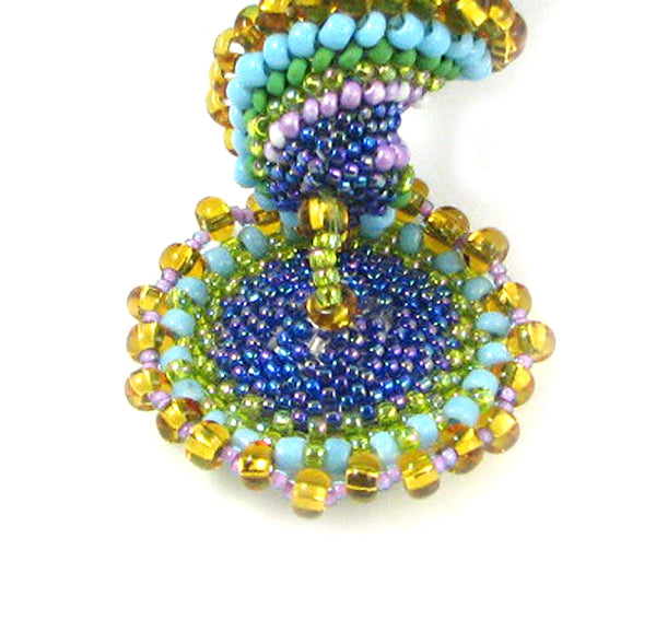 Big Sky Cellini Spiral Bead Weaving Bracelet Instant Download Pattern