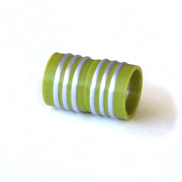 Magnetic silver ringed clasp 10.5 mm inside diameter, 20mm long