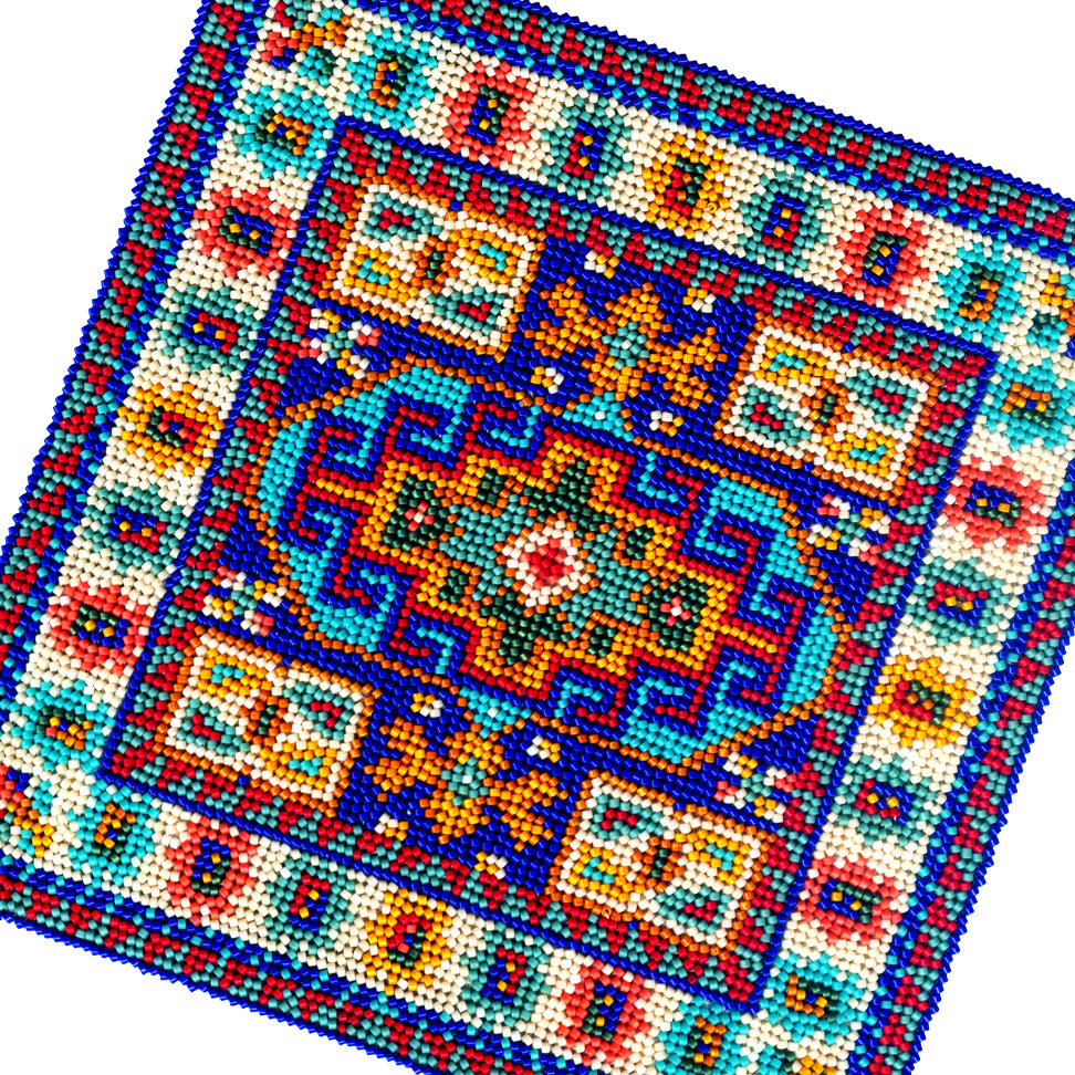 Caucasian Oriental Rug Bead Weaving Cross Stitch PDF Digital Download Pattern