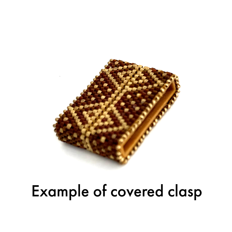 Box Clasp blanks for peyote stitch covers