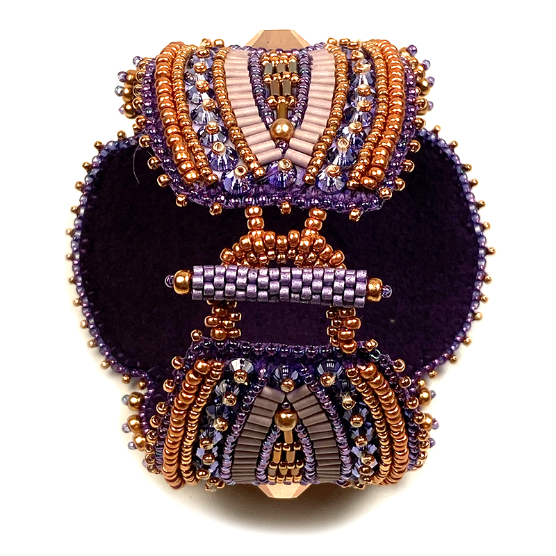 Bead Embroidery Kit Cuartha Fire Opal