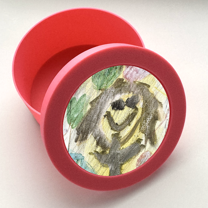 Box with lid for your insert, nine colors available