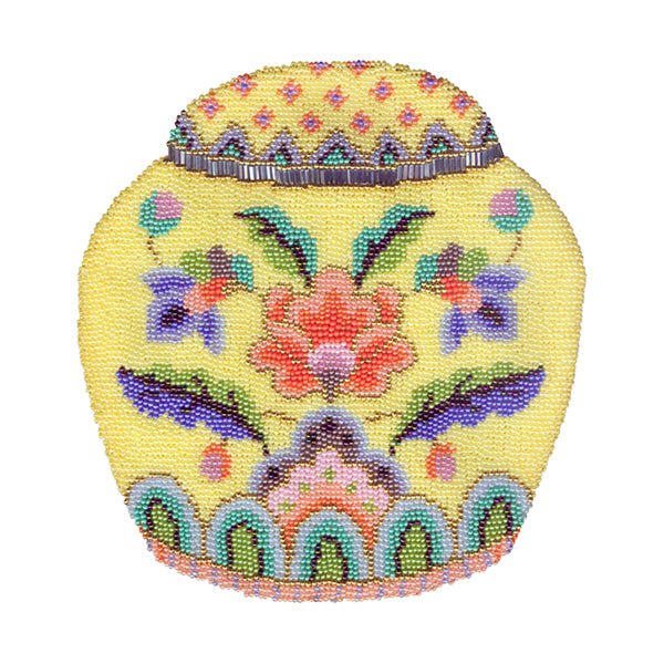 Ginger Jar PDF Digital Download Pattern – Ann Benson Beading