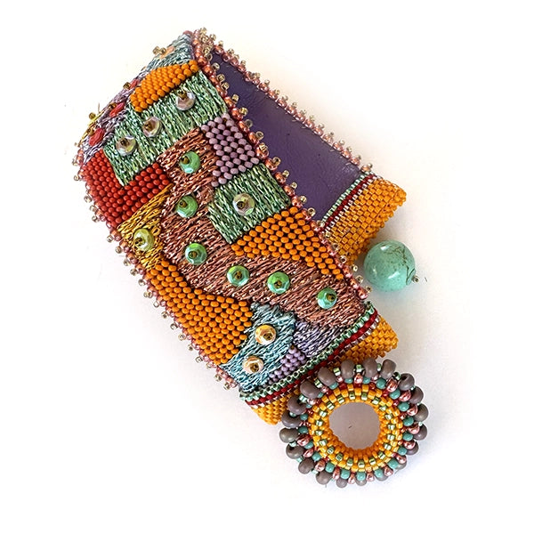 Needlepoint With Beads Kit Glitter Waves