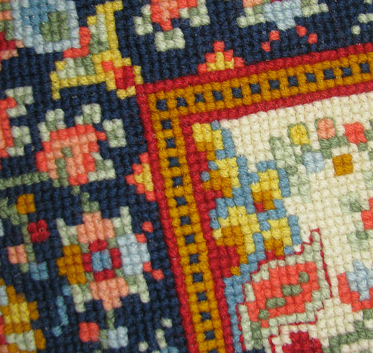 Kashan Needlepoint Rug  PDF Digital Download Pattern