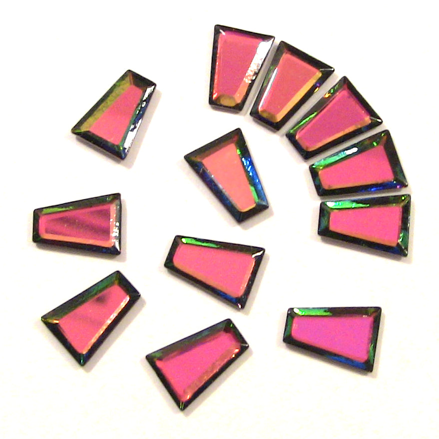 Watermelon Vitrail cabochons set of 12