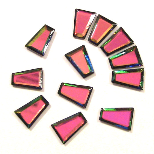 Watermelon Vitrail cabochons set of 12