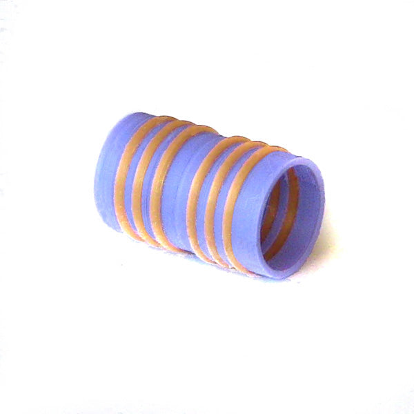 Magnetic gold ringed clasp 10.5 mm inside diameter, 20mm long