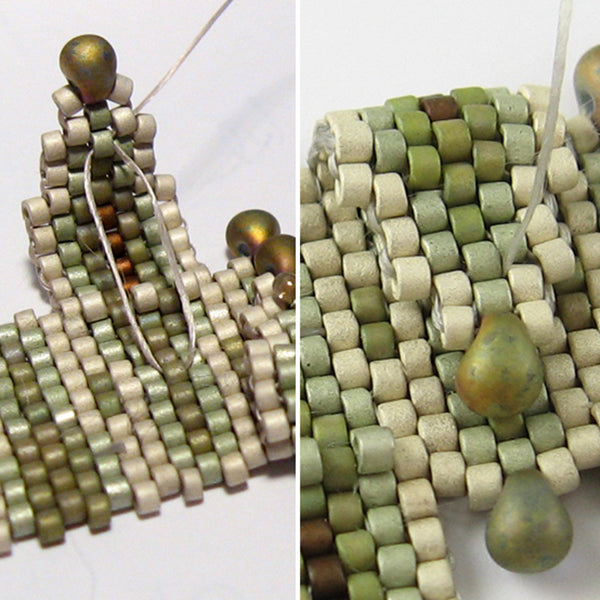 Lichen Bead Weaving Bracelet PDF Digital Download Pattern