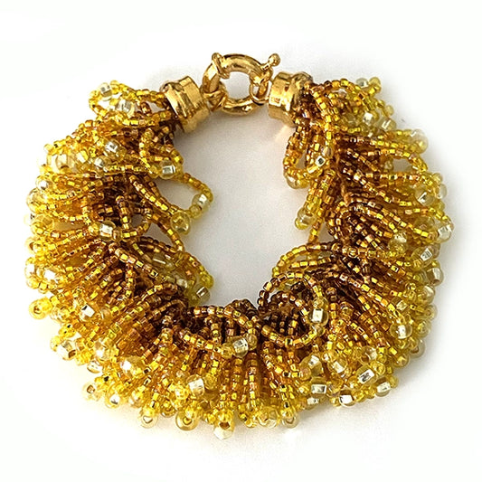 Marigolds Bead Crochet Bracelet Kit