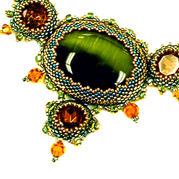 Marsha Bead Weaving Necklace PDF Digial Download Pattern