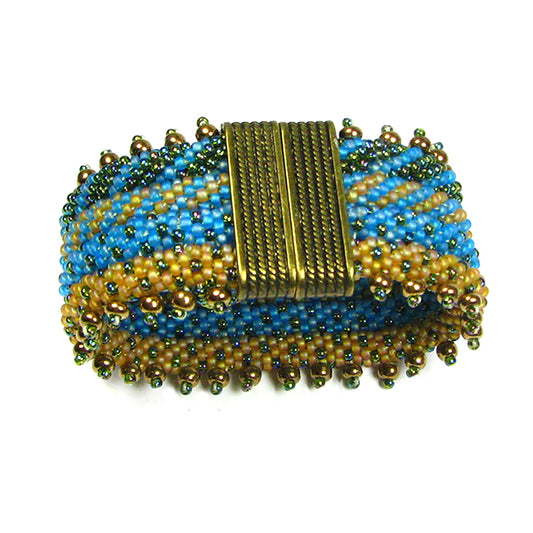 Morrocan Bead Crochet Bracelet PDF Download  Pattern