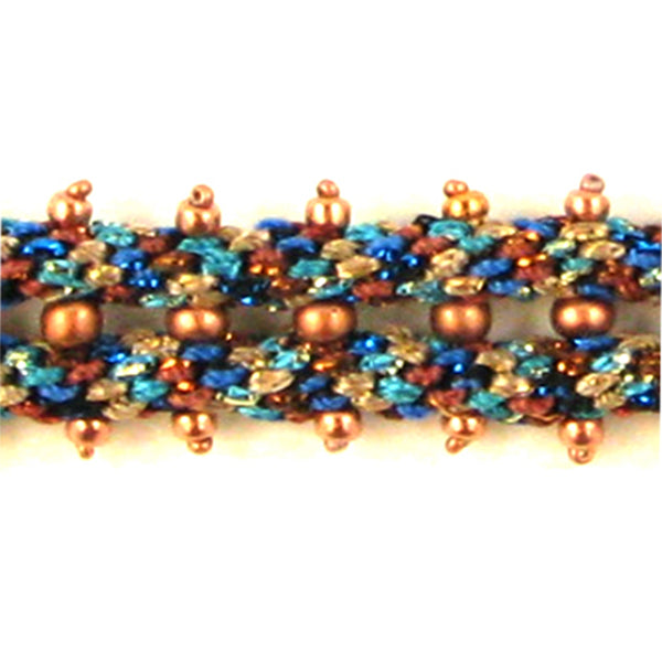 Naomi Bead Weaving Kumihimo Bracelet Digital Download PDF patttern