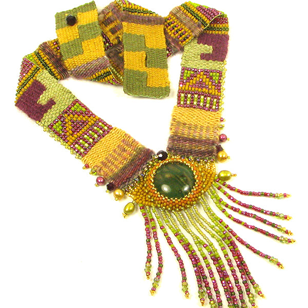 Nepali Bead Looming Tapestry Weaving Necklace Kit