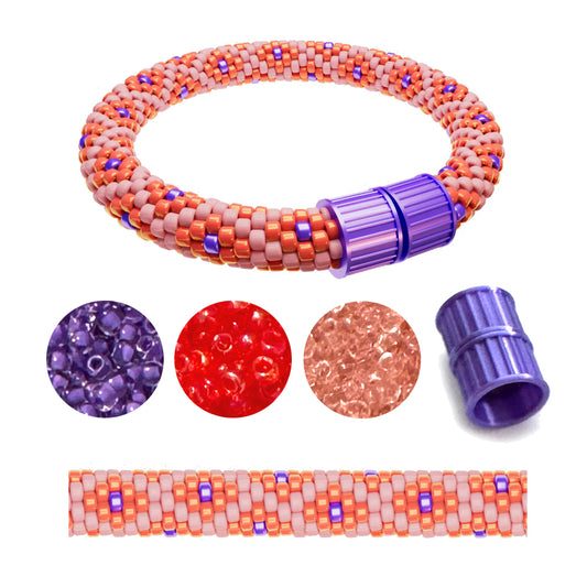 Quickie Crochet Purple/Fire