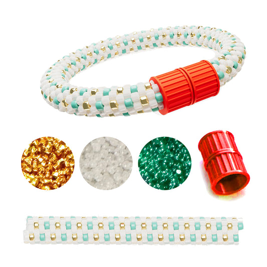 Holiday Quickie Bead Crochet Bracelet Bead Pack