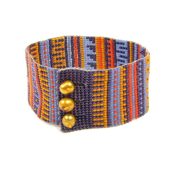 Serape Bead Looming Bracelet PDF Digital Download Pattern