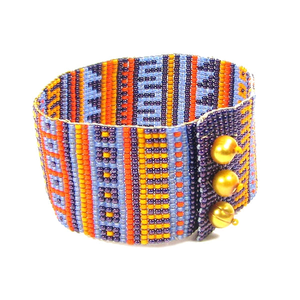 Serape Bead Looming Bracelet PDF Digital Download Pattern