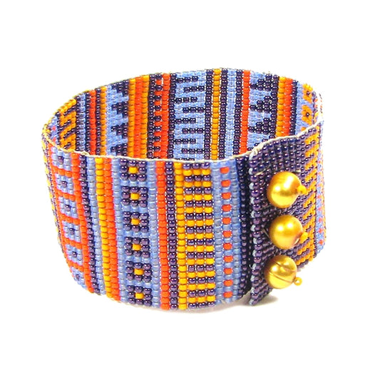 Serape Bead Looming Bracelet PDF Digital Download Pattern