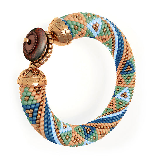 Triangulator Euro Tubular Bead Crochet Bracelet Kit