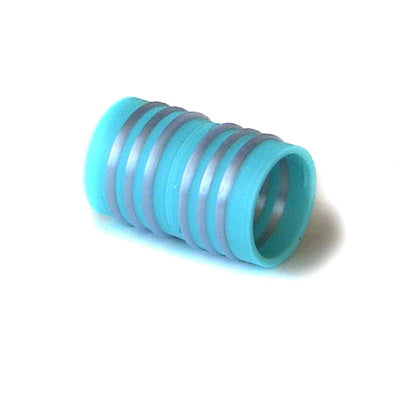 Magnetic silver ringed clasp 10.5 mm inside diameter, 20mm long