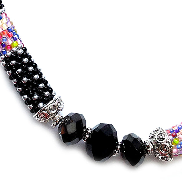 Tuxedo Medley PDF Download bead crochet necklace Pattern